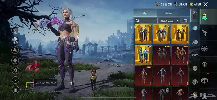 حساب ببجي لفل 87 للبيع 2