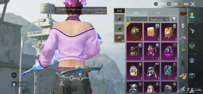 حساب ببجي للبيع 5