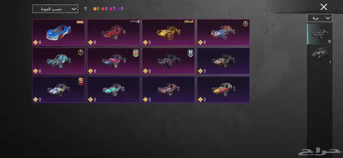 حساب ببجي لفل 75 12