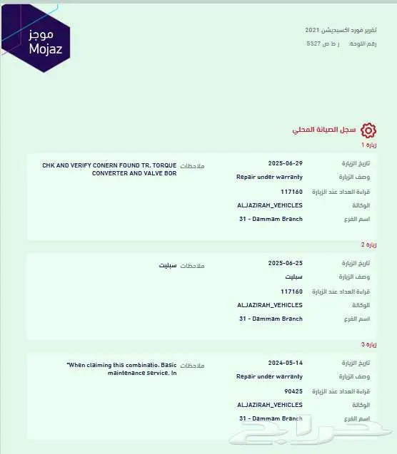 اكسبيدشن 2021 دبل 4X4 عداد 127 الف فل بدي وكالةXLT 54