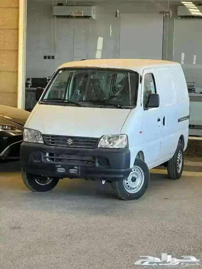 سوزوكي ايكو فان بضاعه بنزين قير عادي 2025 متوفر لدى الحسن 0