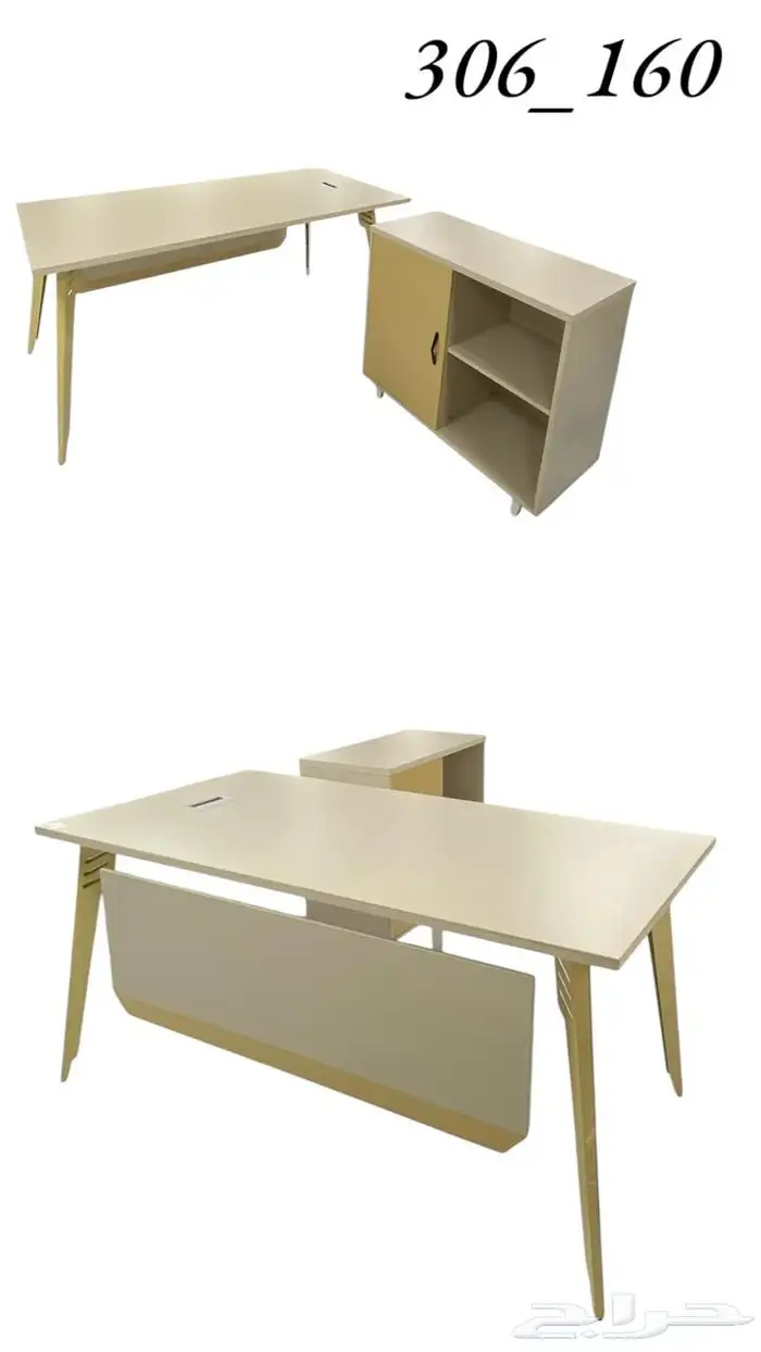 اثاث مكتبي جديد مكاتب ادارية ورك ستيشن كونتر استقبال متوفر 7