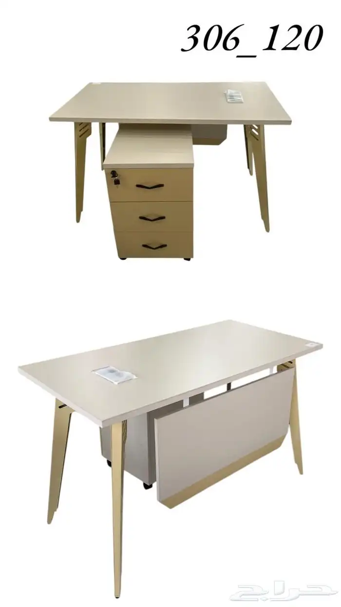 اثاث مكتبي جديد مكاتب ادارية ورك ستيشن كونتر استقبال متوفر 1