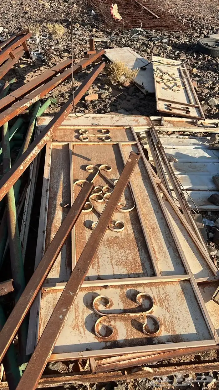 حديد زنك وبيبان وعورض وشبك وعزل حرري في الزيته وشببيك للبيع 0