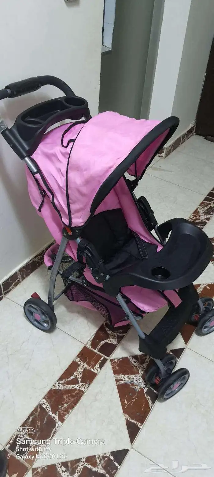 عربية أطفال وكرسي سيارة 0