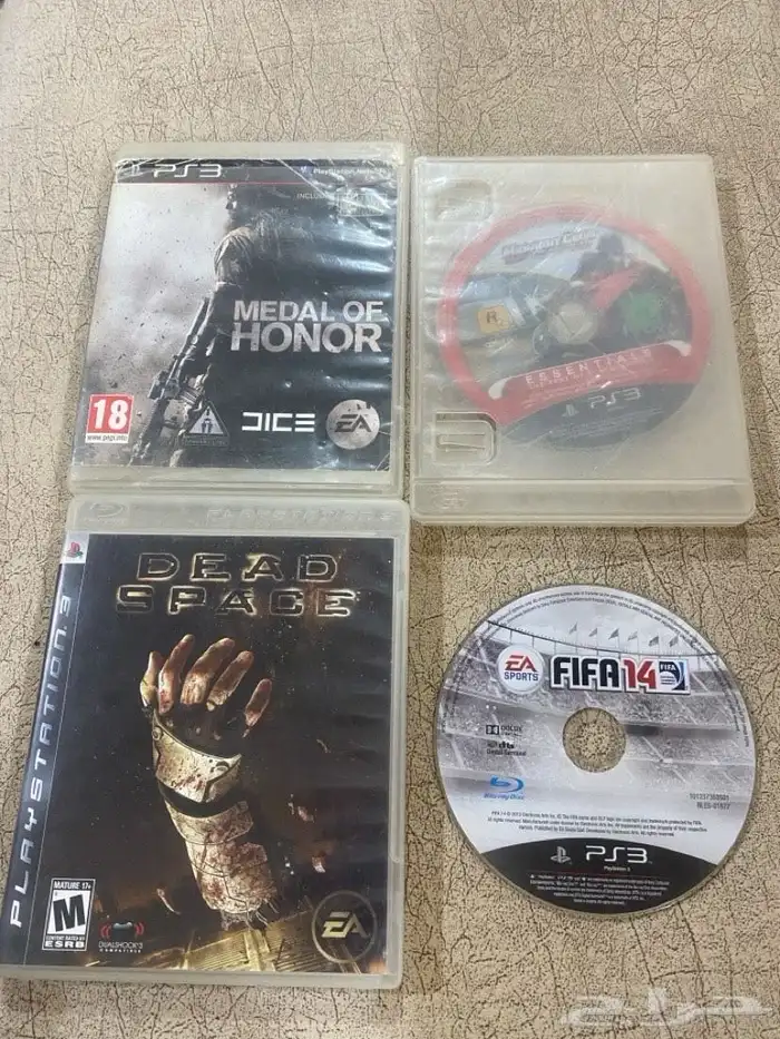 سوني3 شرط النظافه والتشغيل معها يد اصليه و4 اشرطه نادره 3