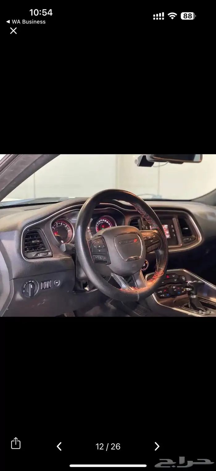 دودج تشالنجر 2017 مكينة وبودي وكالة  ممشى 85 الف اصلي فقط 4