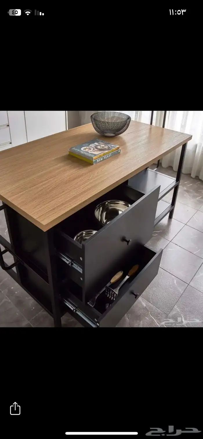 طاوله مع ادراج 1