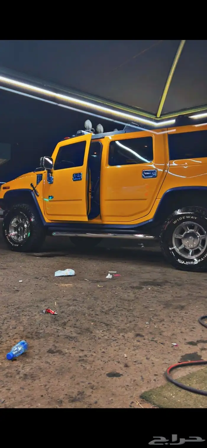 همر H2 اصفر الجميح 1