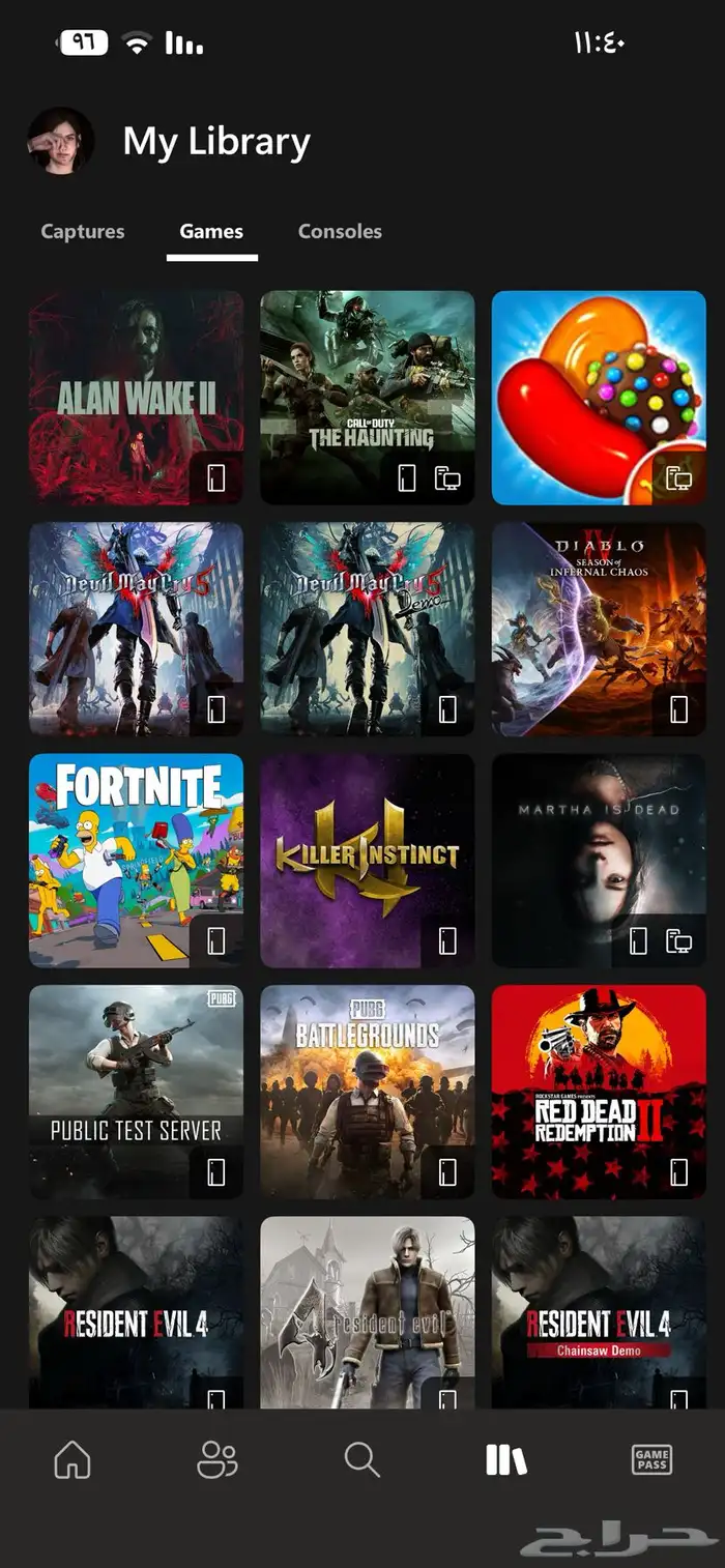 اكس بوكس xbox سيرس اس مع حساب العاب وشيطون 4