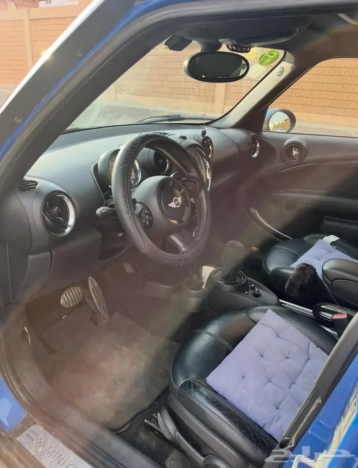 ميني كوبر كانتري مان 2014 فل كامل.. اللون ازرق وابيض 3