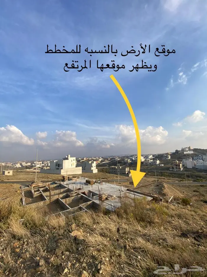 ارض للبيع مخطط العقيق 5