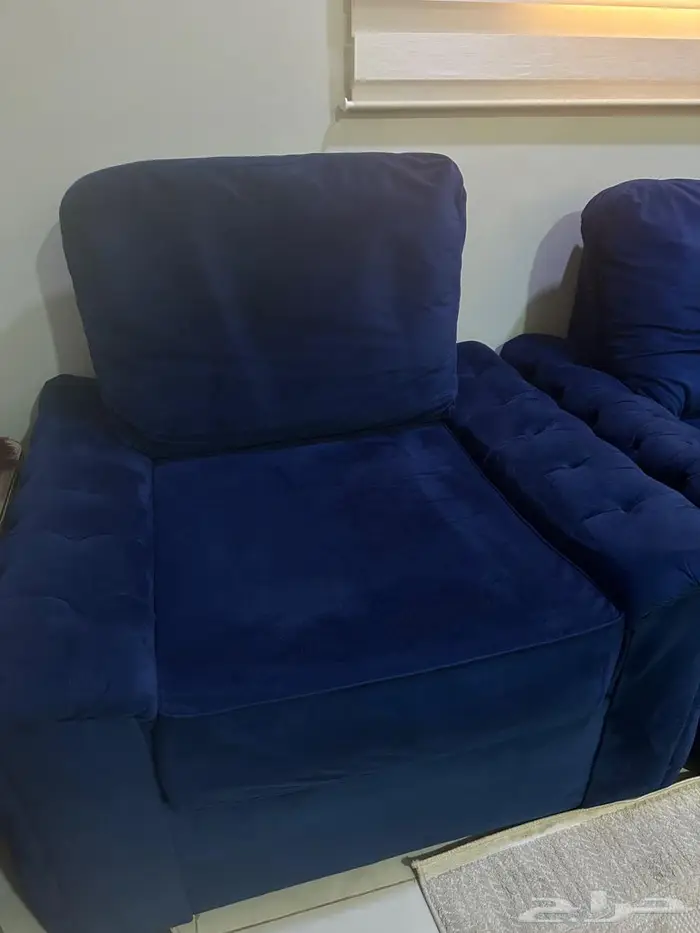 بيع اثاث صالة كنب ازرق 1