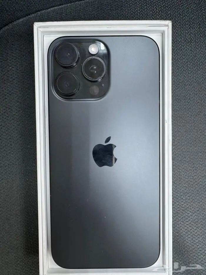 ايفون 16 برو ماكس اسود بطارية 100 مغير شاشه 0