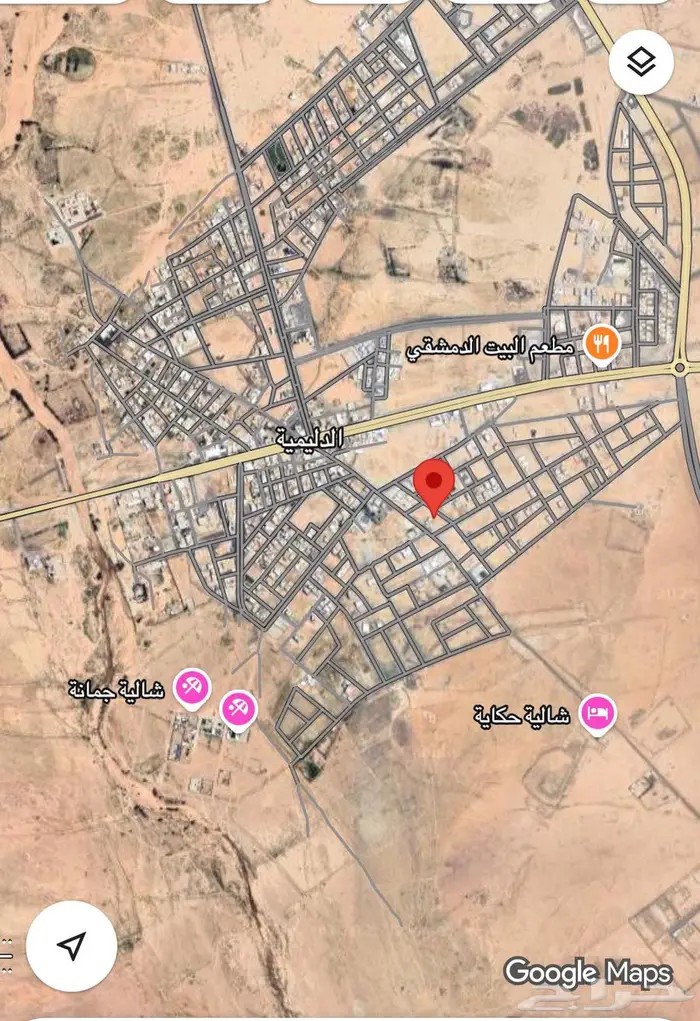 أرض بالدليميه504م البيع 65الف 0