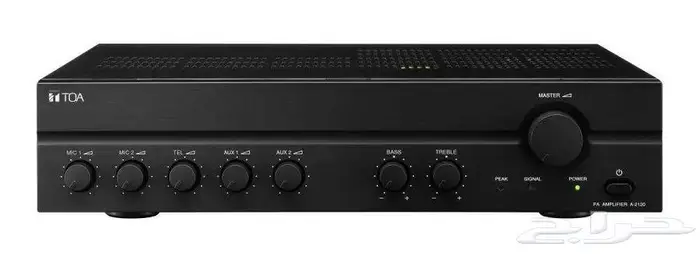 TOA Power Amplifier 3 Mic 120W A-2120 امبليفير توا 0