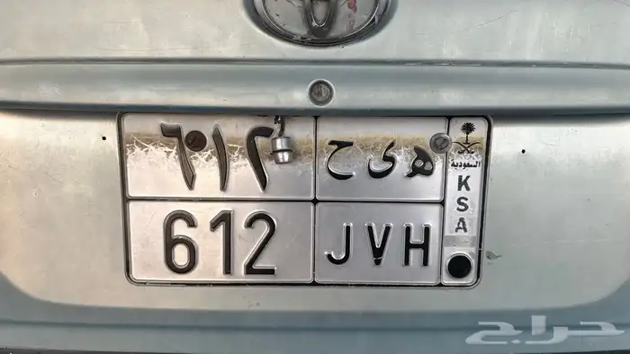 لوحة 612 ه ي ح خصوصي ترمز لقبيله بني زيد 0