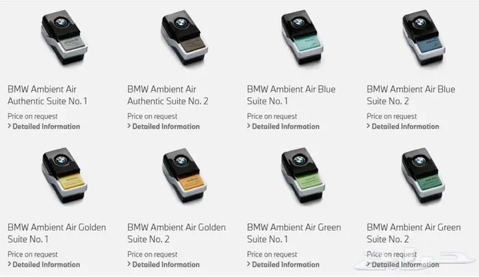 معطر جو الاصلي وكاله للسيارة BMW X1 X3 X4 X5 X6 X7 6