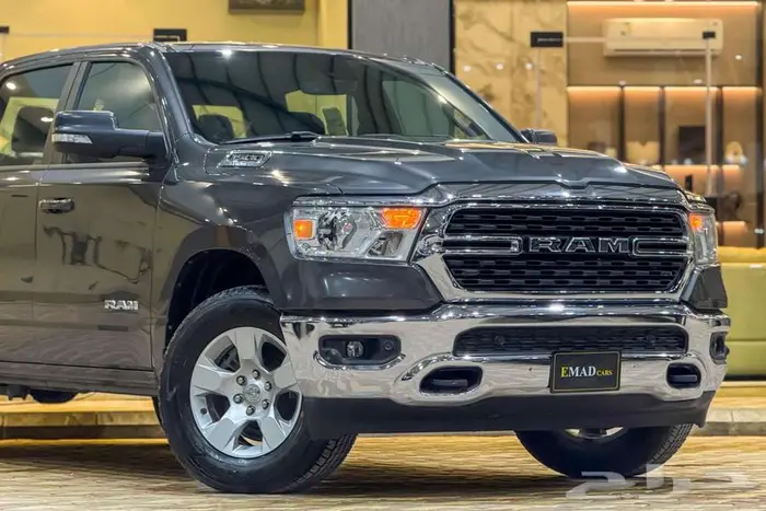دودج رام BIGHORN 2022 رمادي سعودي 1