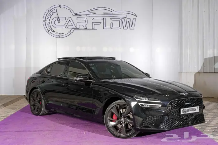 جينسيس G70 SPORT اسود 2021 ممشي 18 الف كم 1