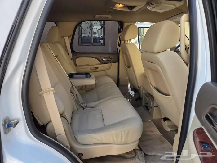 تاهو اللون ابيض 2011 ال تي دبل 9