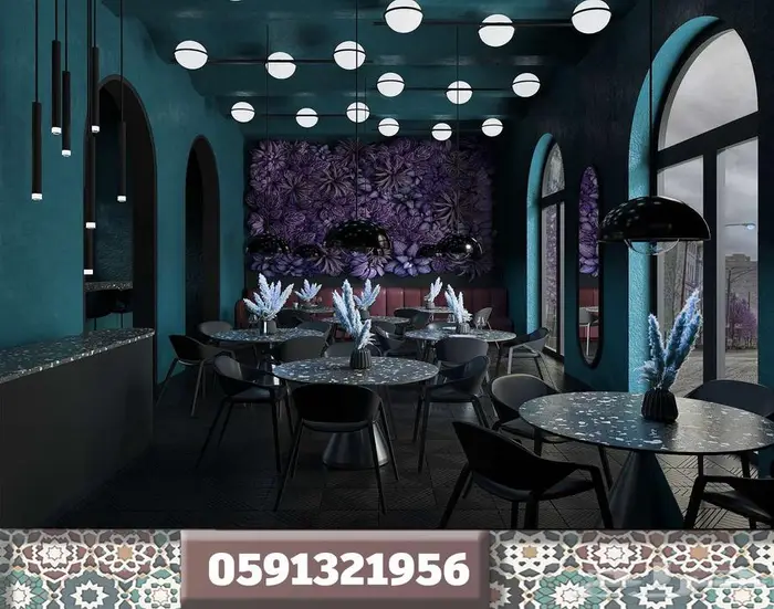 اثاث مصمم داخلي وتخطيط هندسي كافيه سبا تصميم محلات ديكور 49