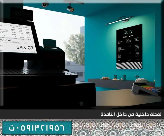 اثاث مصمم داخلي وتخطيط هندسي كافيه سبا تصميم محلات ديكور 6