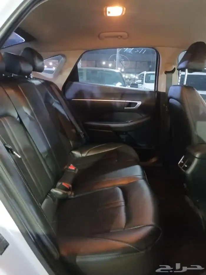 هيونداي سوناتا ابيض 2021 بنزين وارد كوريا 10