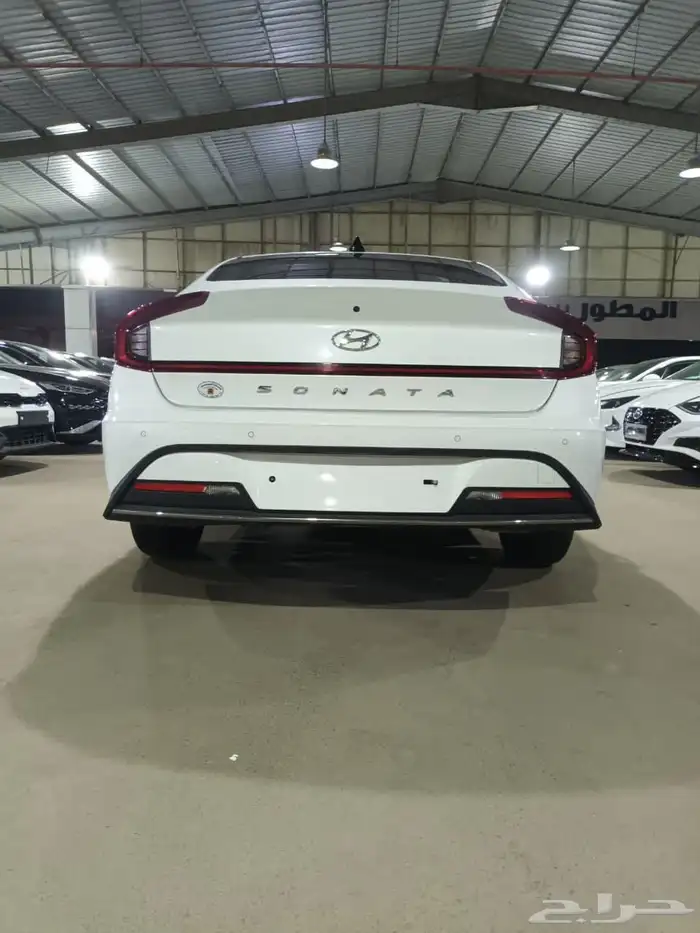 هيونداي سوناتا ابيض 2021 بنزين وارد كوريا 4