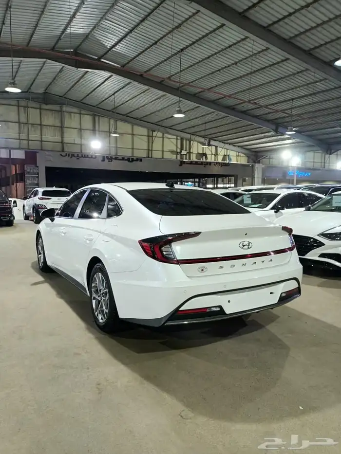 هيونداي سوناتا ابيض 2021 بنزين وارد كوريا 6