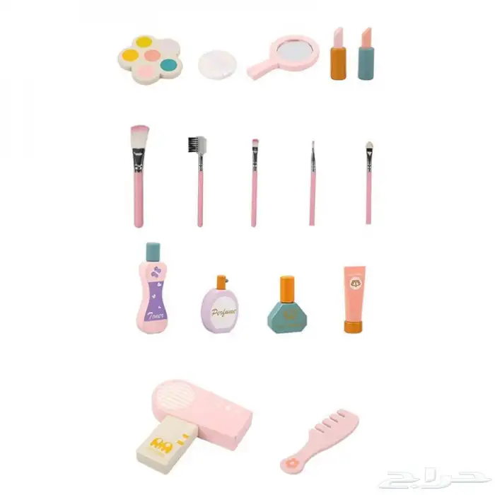 تسريحة خشب للاطفال بالحجم الكبير - لعبه تسريحه للأطفال 6