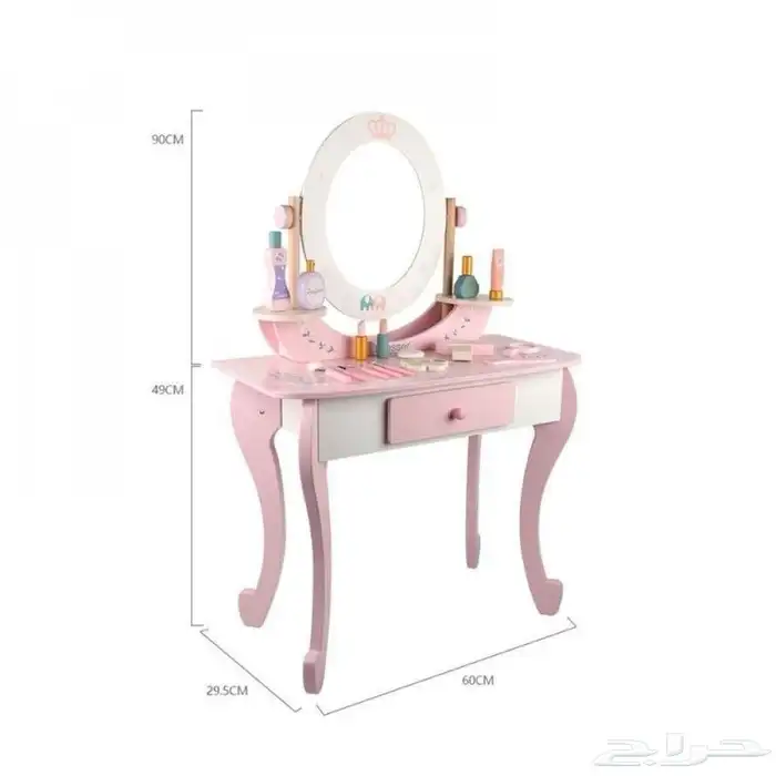 تسريحة خشب للاطفال بالحجم الكبير - لعبه تسريحه للأطفال 17