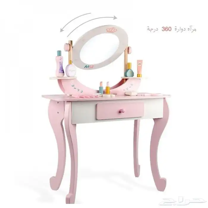 تسريحة خشب للاطفال بالحجم الكبير - لعبه تسريحه للأطفال 14