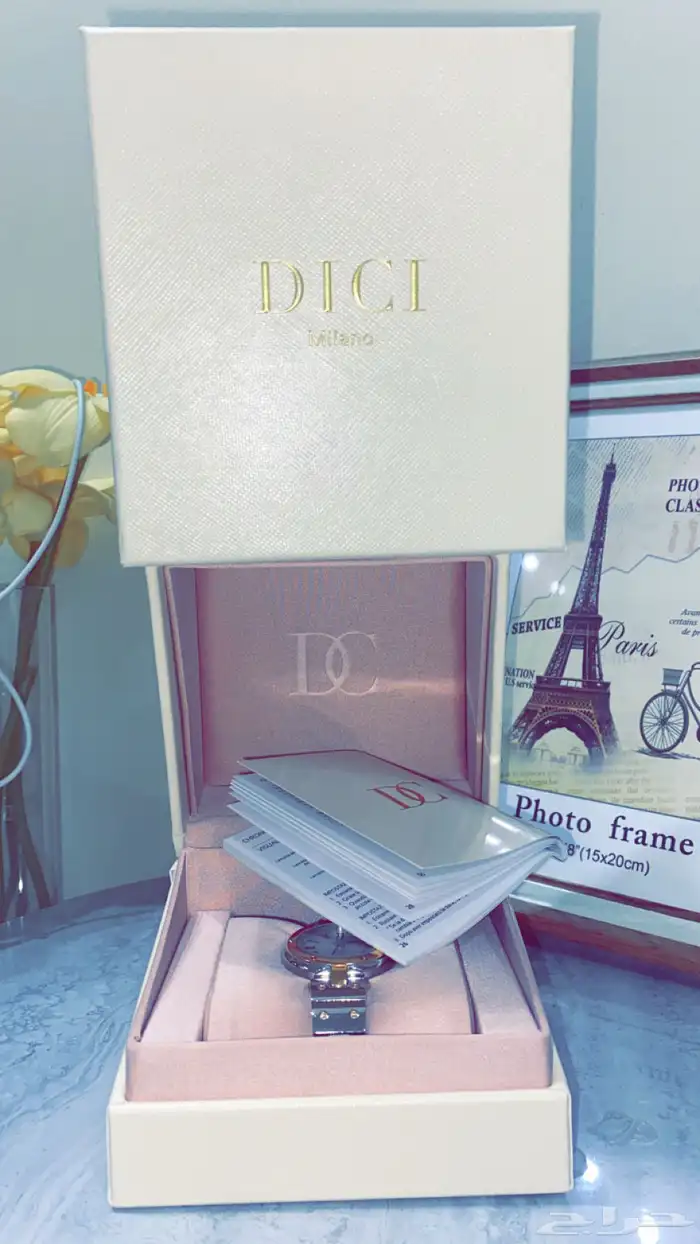 فايندرا حلق فضه ساعه ديور درجه اولى وشنطه كروسبوديDKNY 6