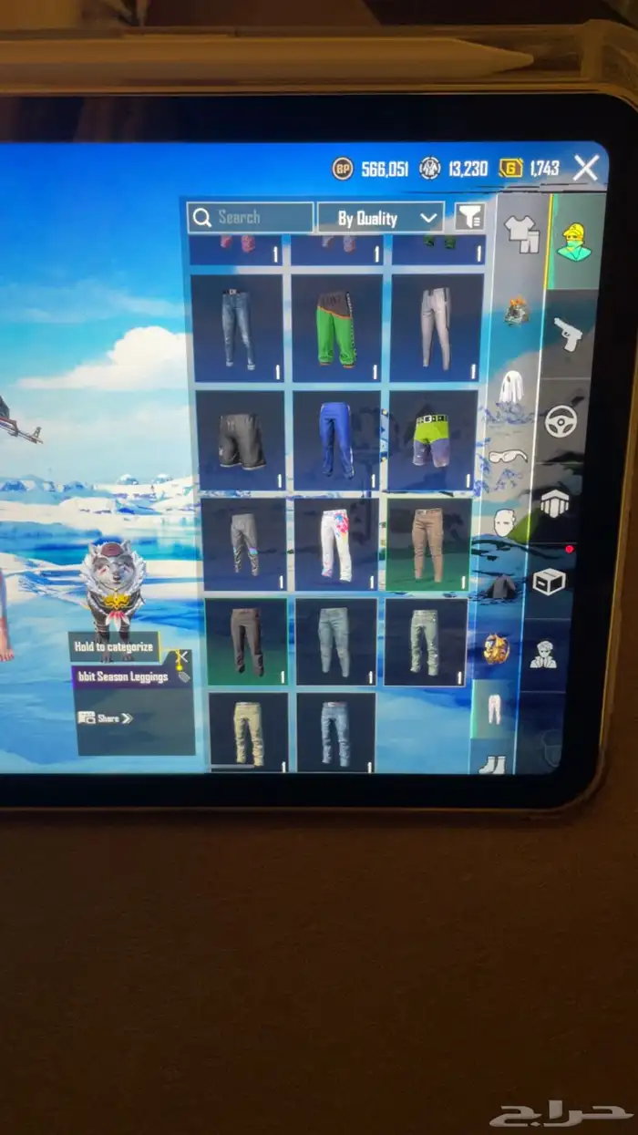 حساب ببجي 17