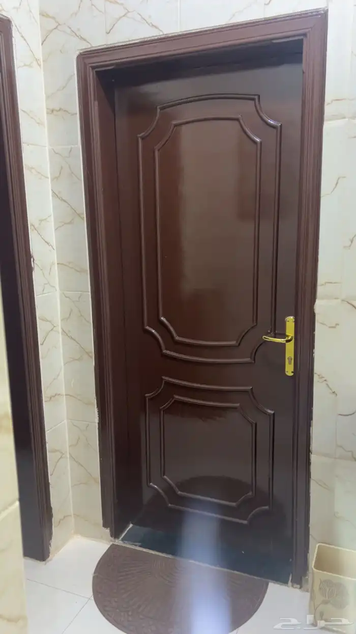 باب خشب من دون إطار طوال مترين و 8 سم العرض 82 سم 1