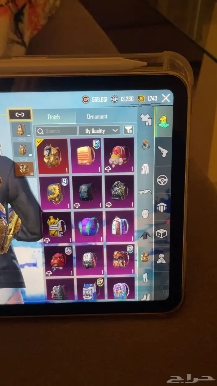 حساب ببجي 25