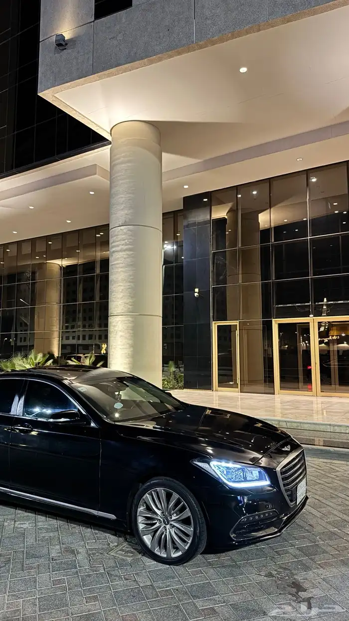 جنيسس 2016 اسود بلوحة مميزة وممشى قليل 7