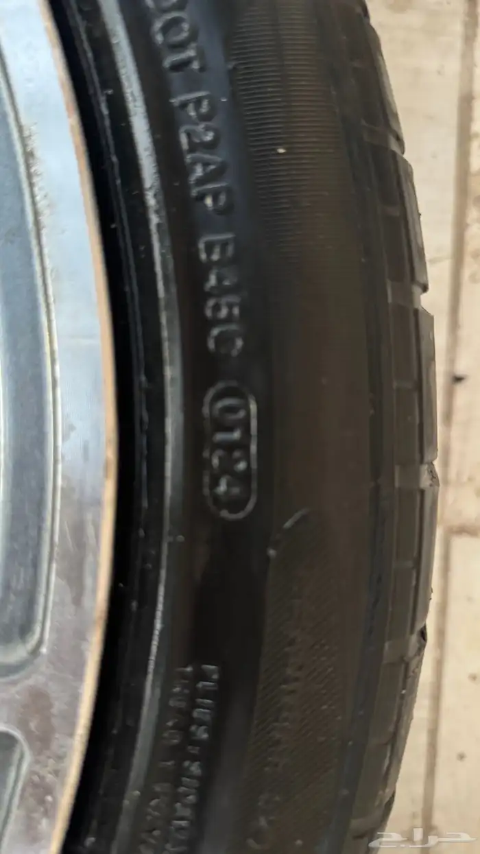 جنوط وكفرات مرسيدس 4