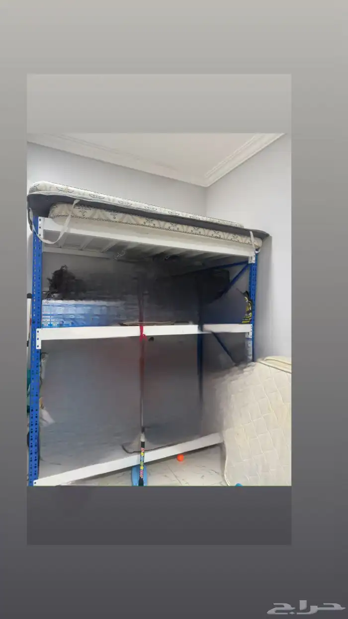 مخزن حديد  سرير حديد  مكتب مع دولاب  قلايه فيلبس 0