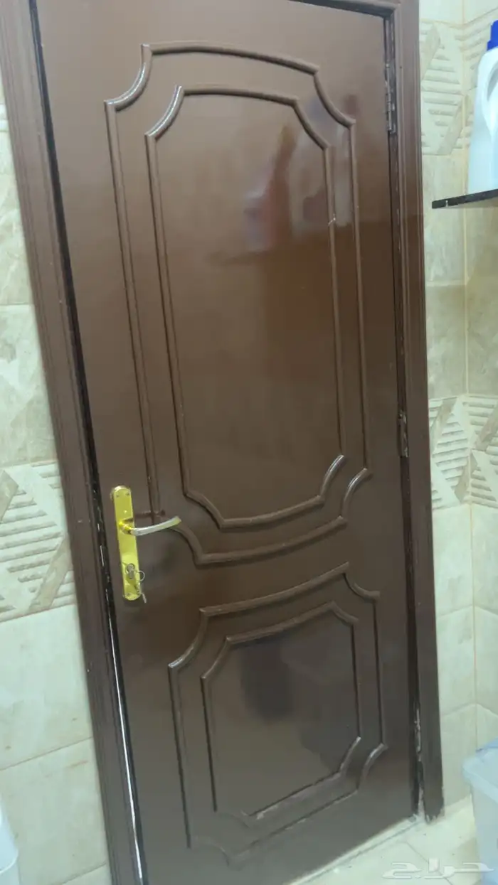 باب خشب من دون إطار طوال مترين و 8 سم العرض 82 سم 0