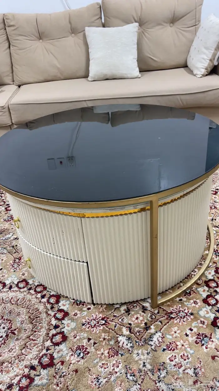 طاولة تقديم قطعتين تفصيل ودزاين مميز 1