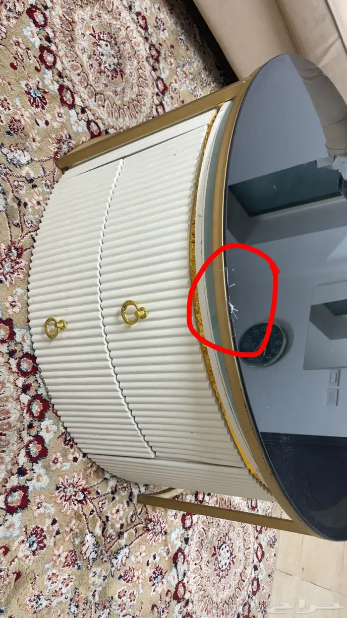 طاولة تقديم قطعتين تفصيل ودزاين مميز 2