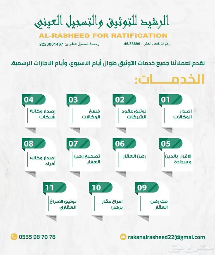 موثق ومسجل عقاري معتمد 0