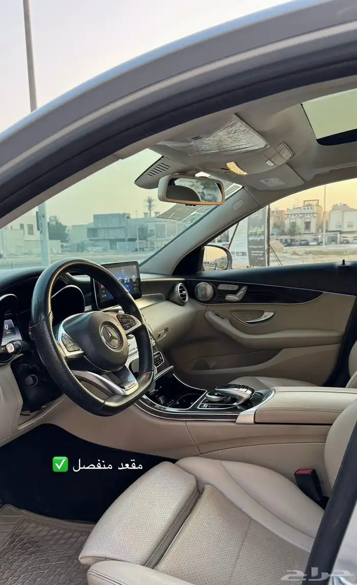 مرسيدس C300 نظيف جدا  استخدام قليل 8