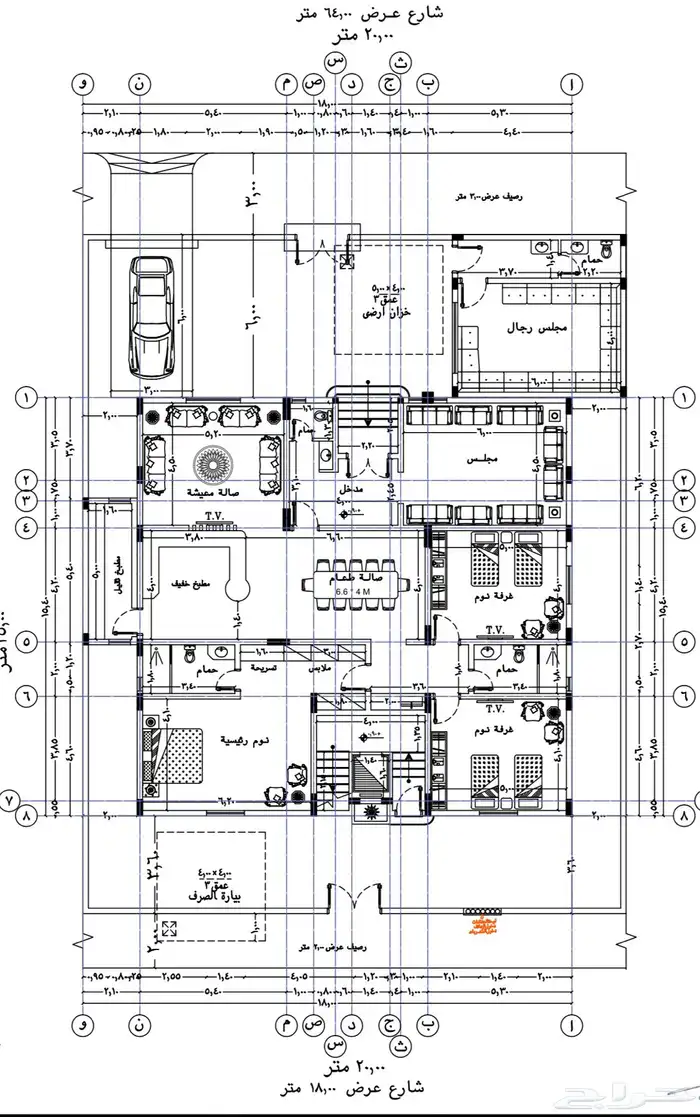 للبيع دور عظم على شارعين بمخطط الشروق حر وعلى الكود السعودي 4