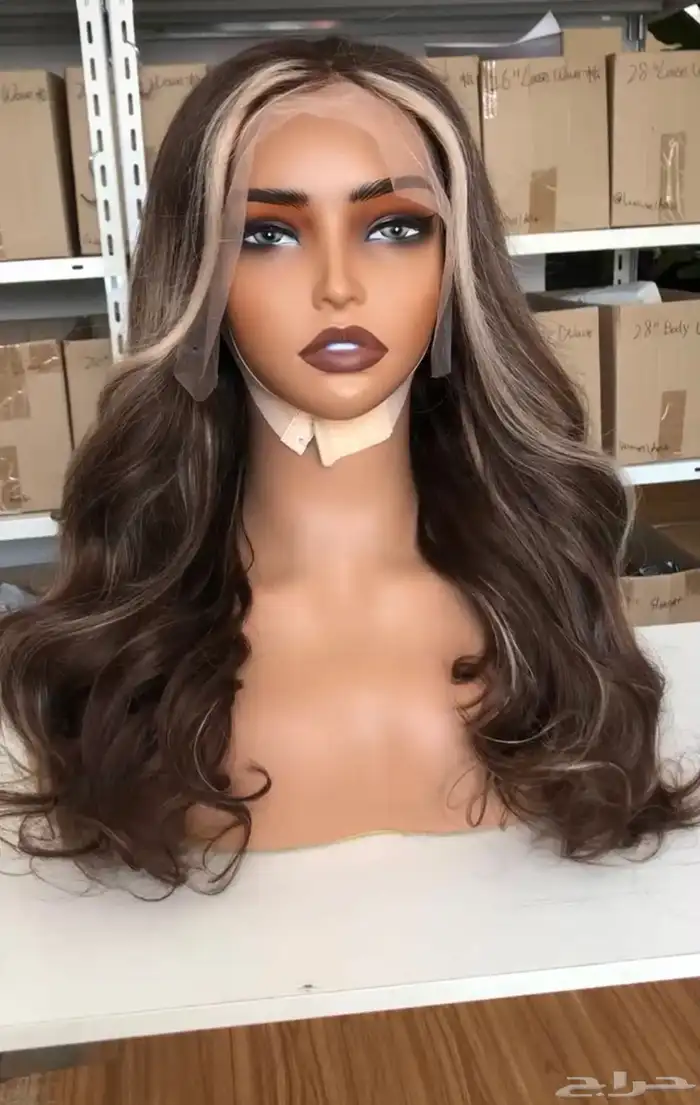 باروكة طبيعيه 100 0