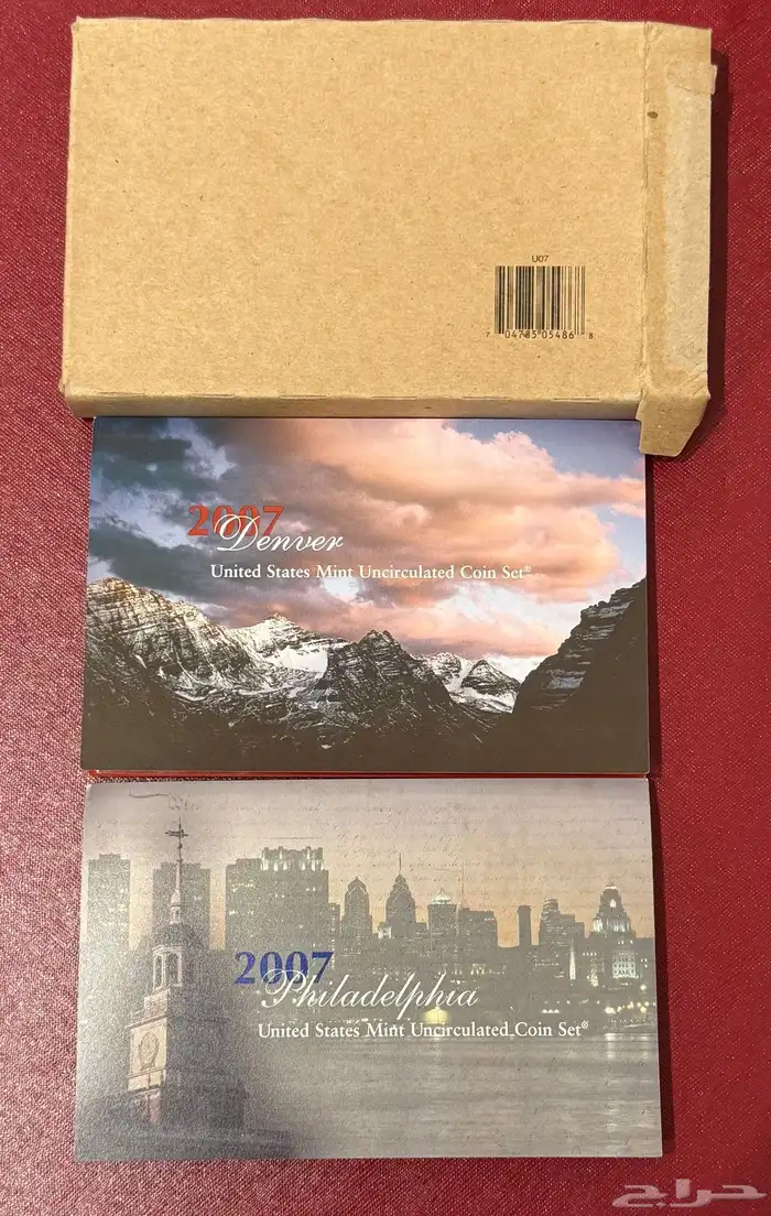 عملات معدنية أمريكية لعام 2007 P D فيلادلفيا ودنفر 1