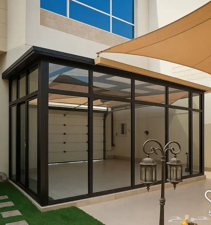 دربزين زجاج امريكي 5