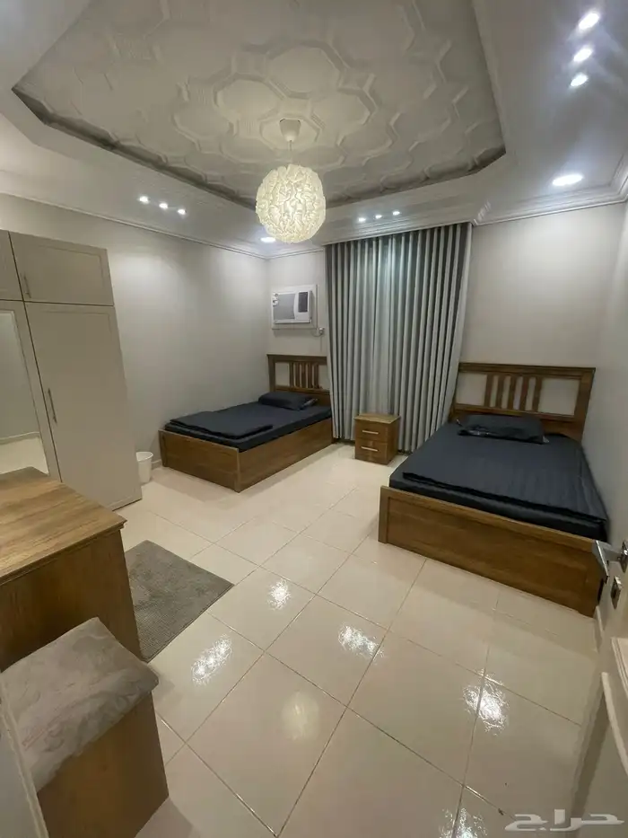 شقة مفروشة راقية للايجار ثلاث غرف وصالة في حى المروة بجدة 5